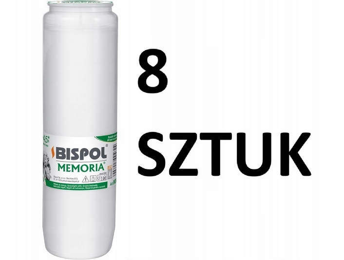 Bispol Memoria olejové vložky do svetlíkov, palenie 4,5 dňa – sada 8 kusov